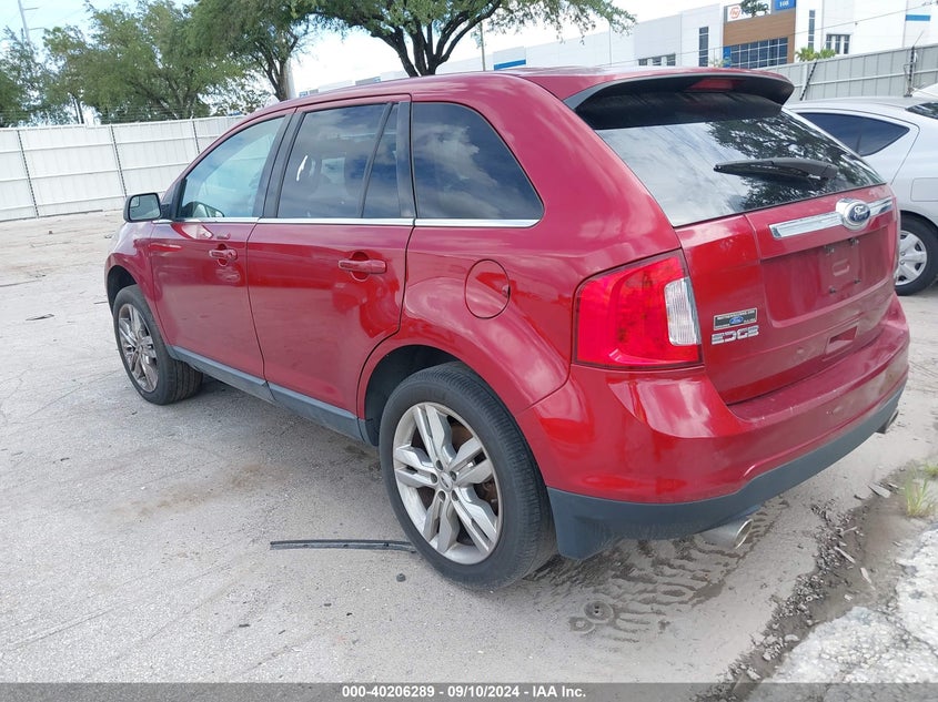 Vin: 2fmdk3kc7dba45070, lot: 40694399, ford edge limited 20133