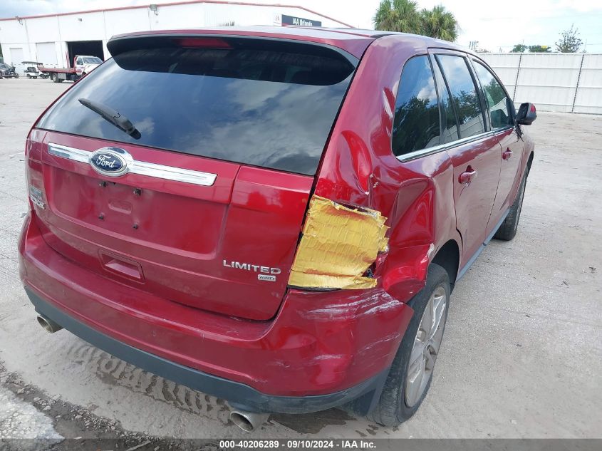 2013 Ford Edge Limited VIN: 2FMDK3KC7DBA45070 Lot: 40206289