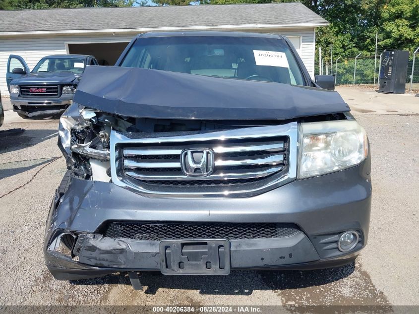 2013 Honda Pilot Ex-L VIN: 5FNYF4H57DB014686 Lot: 40206384