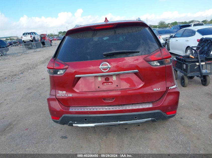 2019 Nissan Rogue Sv VIN: 5N1AT2MT3KC767544 Lot: 40206450