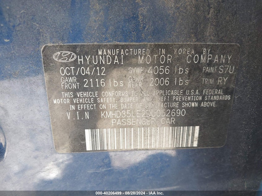 KMHD35LE2DU052690 2013 Hyundai Elantra Gt