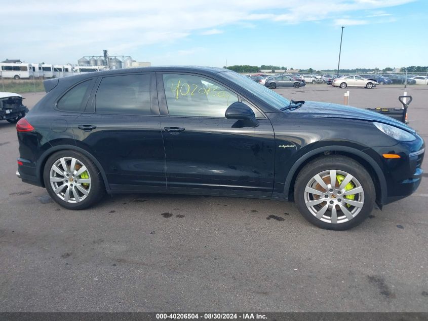 2015 Porsche Cayenne E-Hybrid S VIN: WP1AE2A21FLA53877 Lot: 40206504