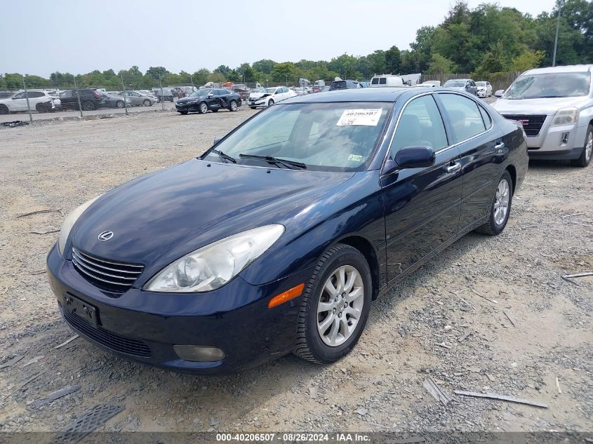 2002 Lexus Es 300 VIN: JTHBF30G125036998 Lot: 40206507