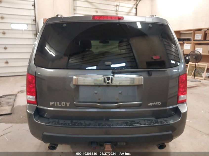 2011 Honda Pilot Ex-L VIN: 5FNYF4H62BB037380 Lot: 40206536