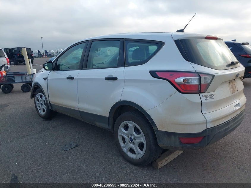 VIN 1FMCU0F75HUE73740 2017 FORD ESCAPE S
