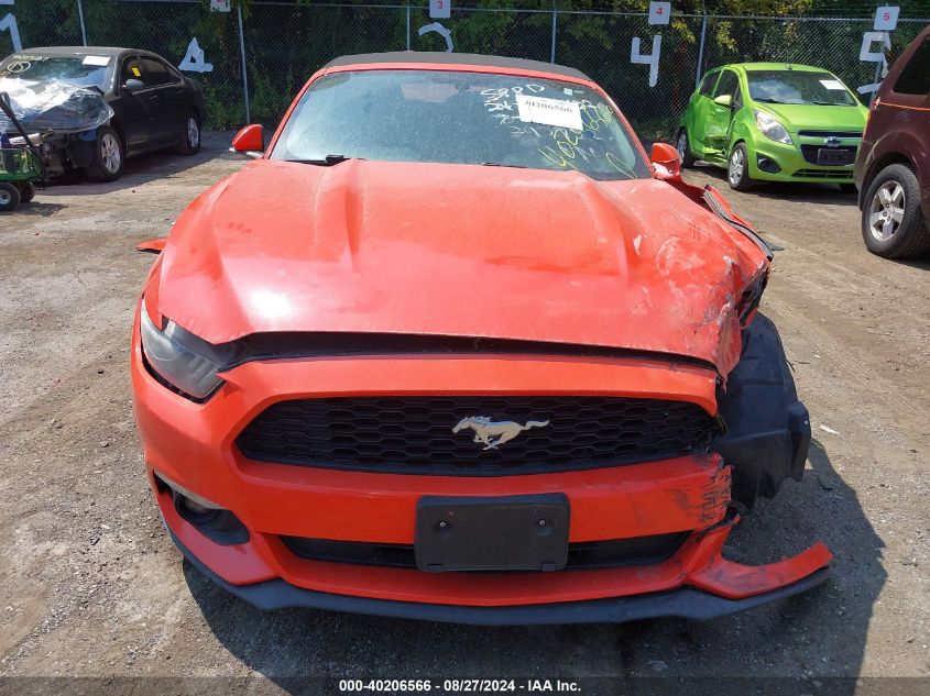 2015 Ford Mustang V6 VIN: 1FATP8EM5F5392722 Lot: 40206566