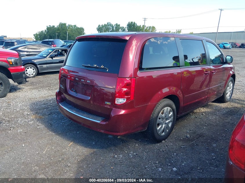2017 DODGE GRAND CARAVAN SE - 2C4RDGBG2HR741041