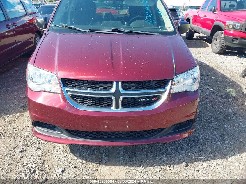 2017 Dodge Grand Caravan Se VIN: 2C4RDGBG2HR741041 Lot: 40206584