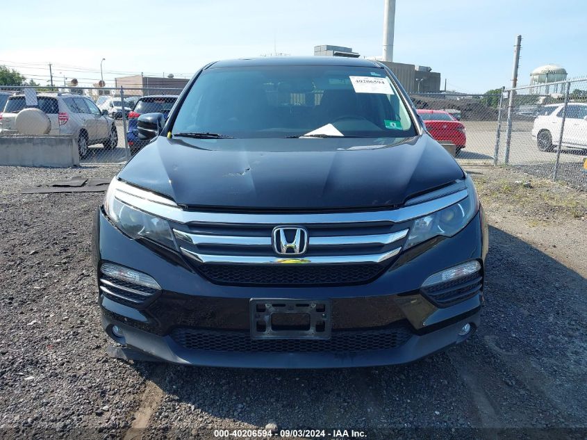 2018 Honda Pilot Ex-L VIN: 5FNYF6H57JB024285 Lot: 40206594