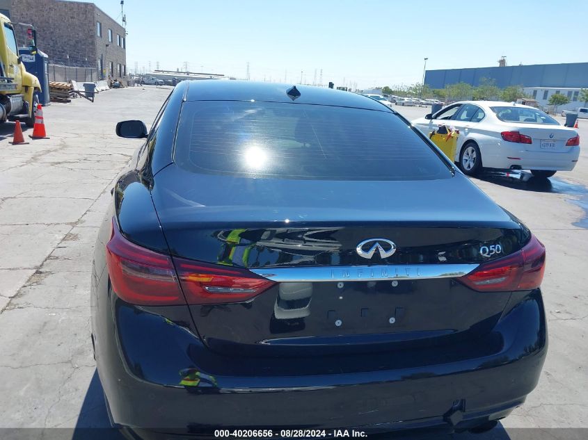 2018 Infiniti Q50 3.0T Luxe VIN: JN1EV7AP3JM362347 Lot: 40206656