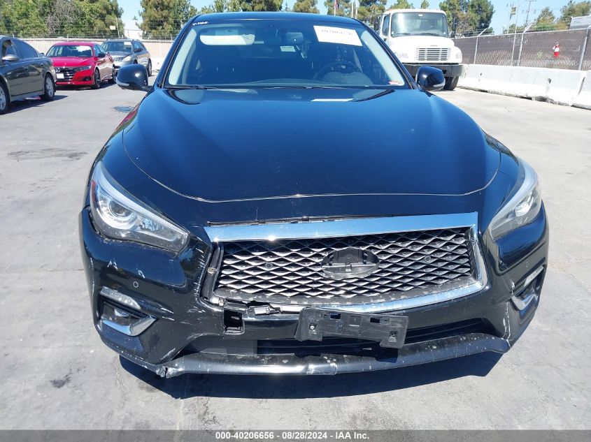 2018 Infiniti Q50 3.0T Luxe VIN: JN1EV7AP3JM362347 Lot: 40206656