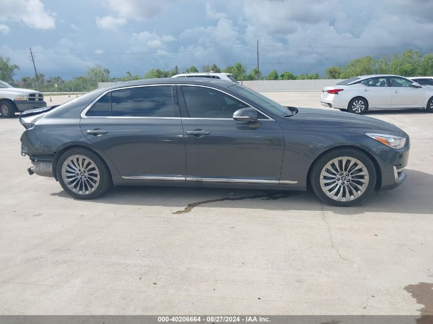 2018 Genesis G90 3.3T Premium VIN: KMHG34JA8JU041535 Lot: 40206664