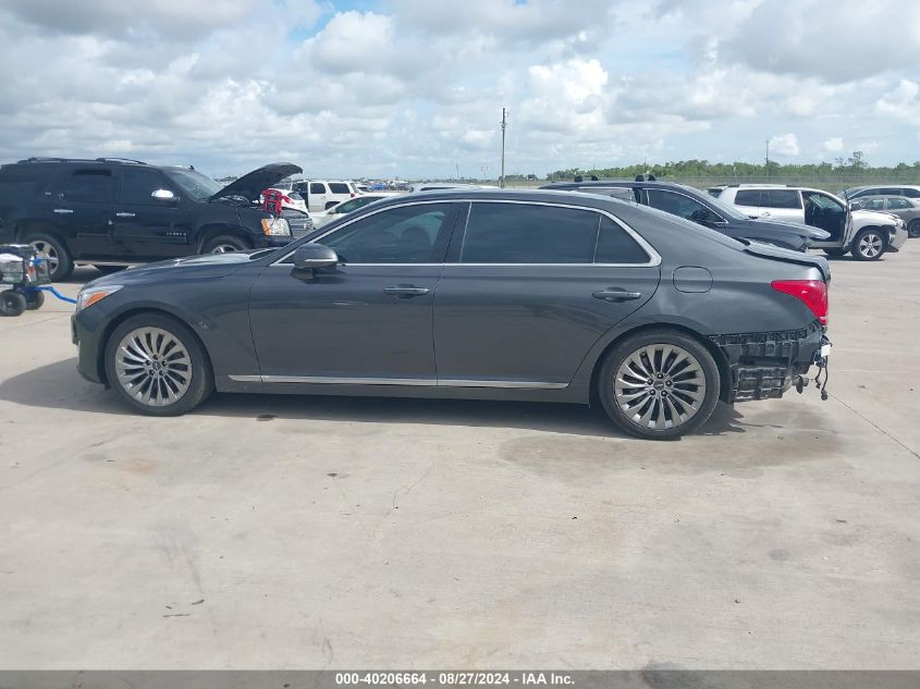 2018 Genesis G90 3.3T Premium VIN: KMHG34JA8JU041535 Lot: 40206664