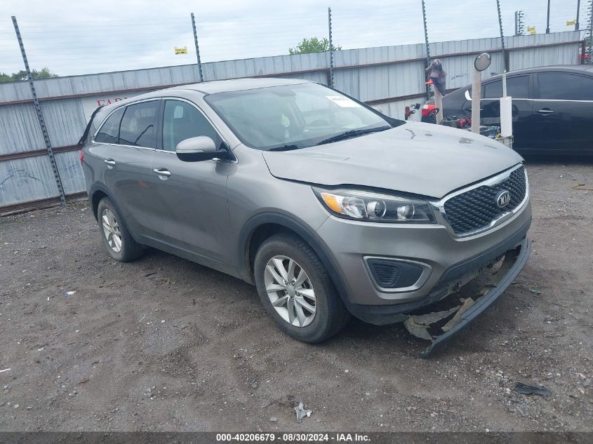 VIN 5XYPG4A31HG222885 2017 KIA Sorento, 2.4L L no.1