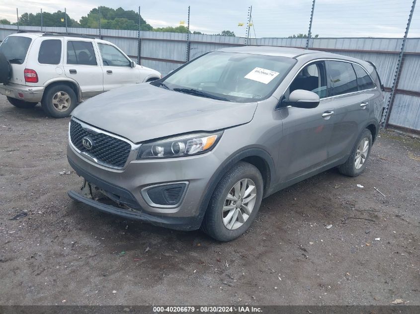 VIN 5XYPG4A31HG222885 2017 KIA Sorento, 2.4L L no.2