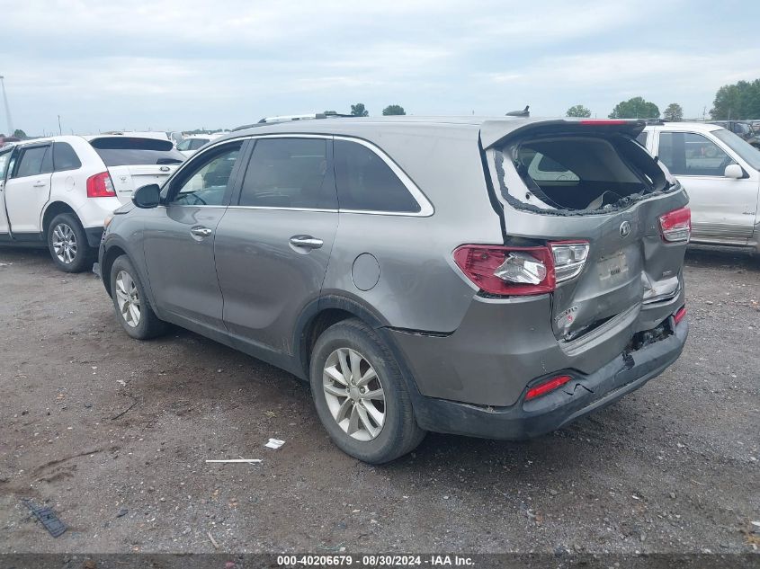 VIN 5XYPG4A31HG222885 2017 KIA Sorento, 2.4L L no.3