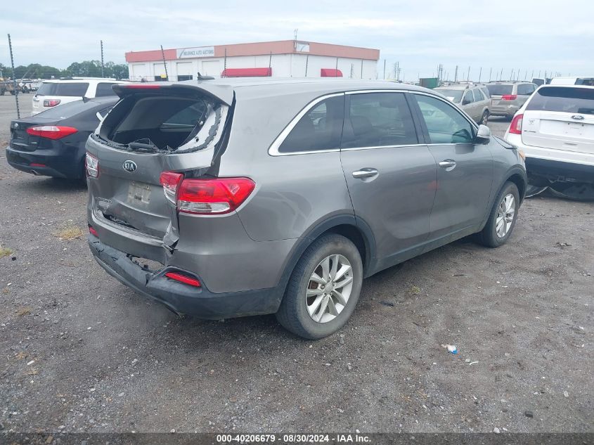 VIN 5XYPG4A31HG222885 2017 KIA Sorento, 2.4L L no.4