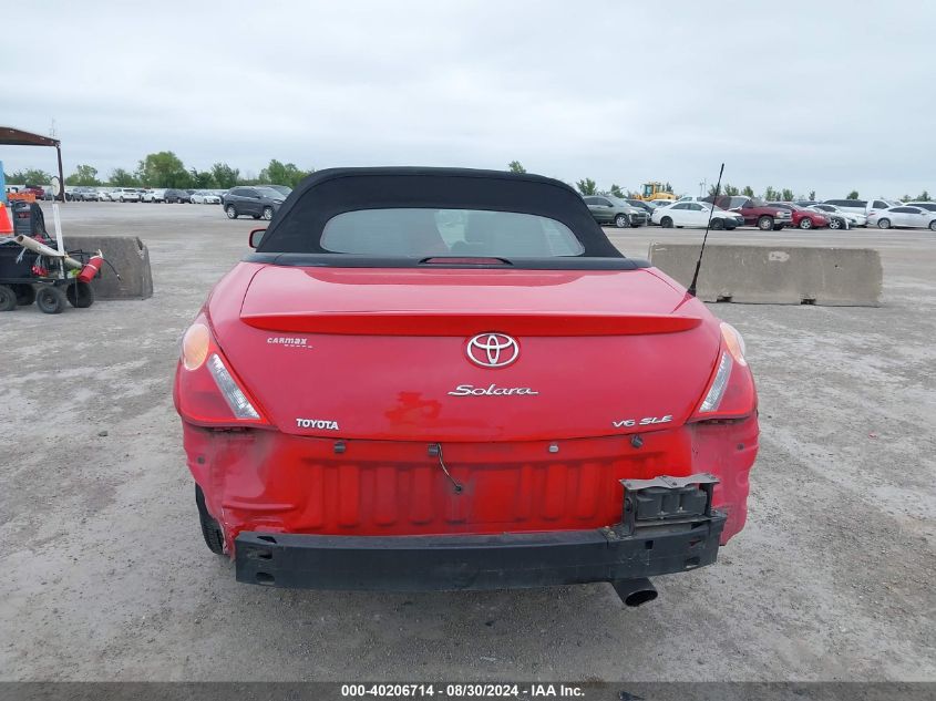 2006 Toyota Camry Solara Sle VIN: 4T1FA38P96U081605 Lot: 40206714