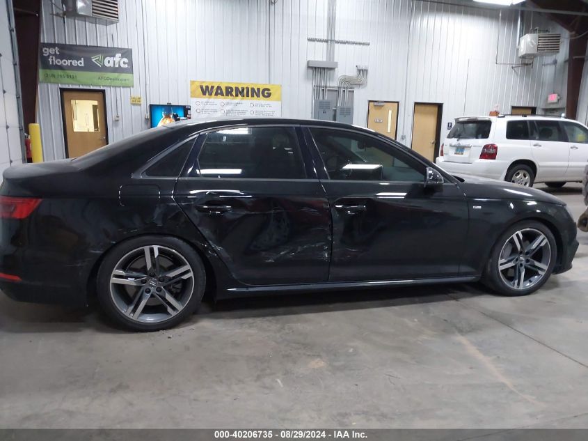 2017 Audi A4 2.0T Season Of Audi Premium VIN: WAUDNAF46HN052408 Lot: 40206735