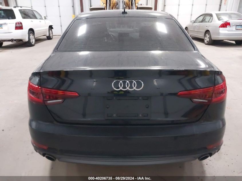 2017 Audi A4 2.0T Season Of Audi Premium VIN: WAUDNAF46HN052408 Lot: 40206735