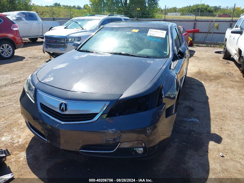 2012 Acura Tl 3.5 VIN: 19UUA8F54CA000342 Lot: 40206756