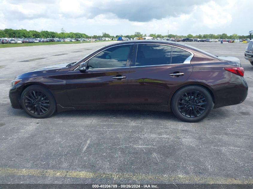 2018 Infiniti Q50 3.0T Luxe VIN: JN1EV7AP8JM350632 Lot: 40206789