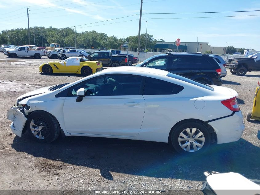 2012 Honda Civic Lx VIN: 2HGFG3B58CH537328 Lot: 40206818