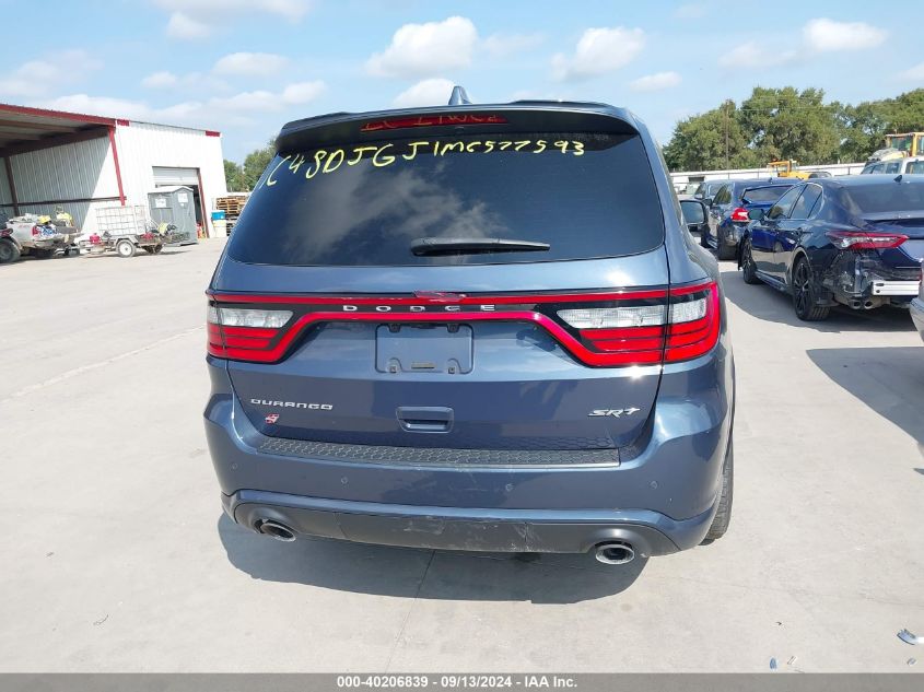 2021 Dodge Durango Srt 392 VIN: 1C4SDJGJ1MC577593 Lot: 40206839