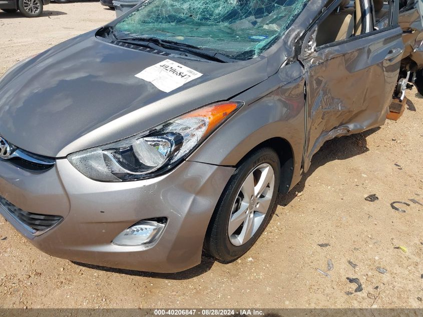 2013 Hyundai Elantra Gls VIN: 5NPDH4AE3DH279125 Lot: 40206847