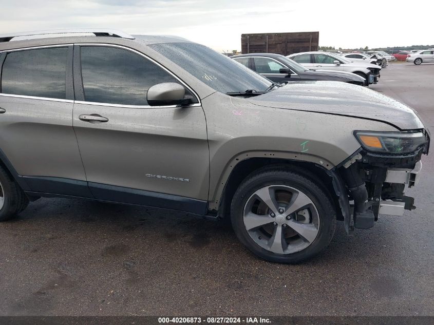 2019 Jeep Cherokee Limited Fwd VIN: 1C4PJLDN8KD164868 Lot: 40206873