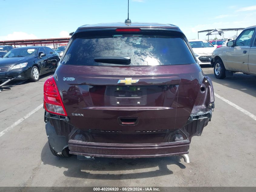 2021 Chevrolet Trax Fwd Ls VIN: KL7CJKSB4MB313936 Lot: 40206920