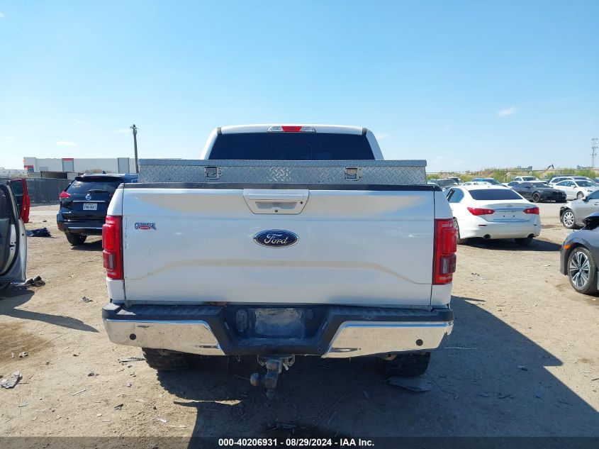 2016 FORD F-150 LARIAT - 1FTEW1EG9GKE93594