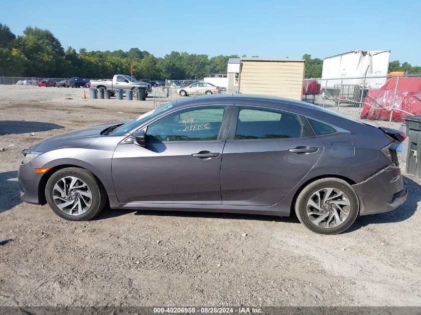 2016 Honda Civic Ex VIN: 19XFC2F74GE013790 Lot: 40206955