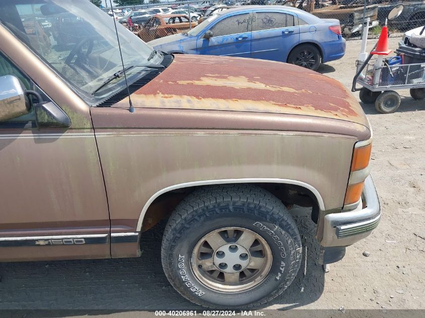 1994 Chevrolet Gmt-400 C1500 VIN: 1GCEC19K7RE169617 Lot: 40206961