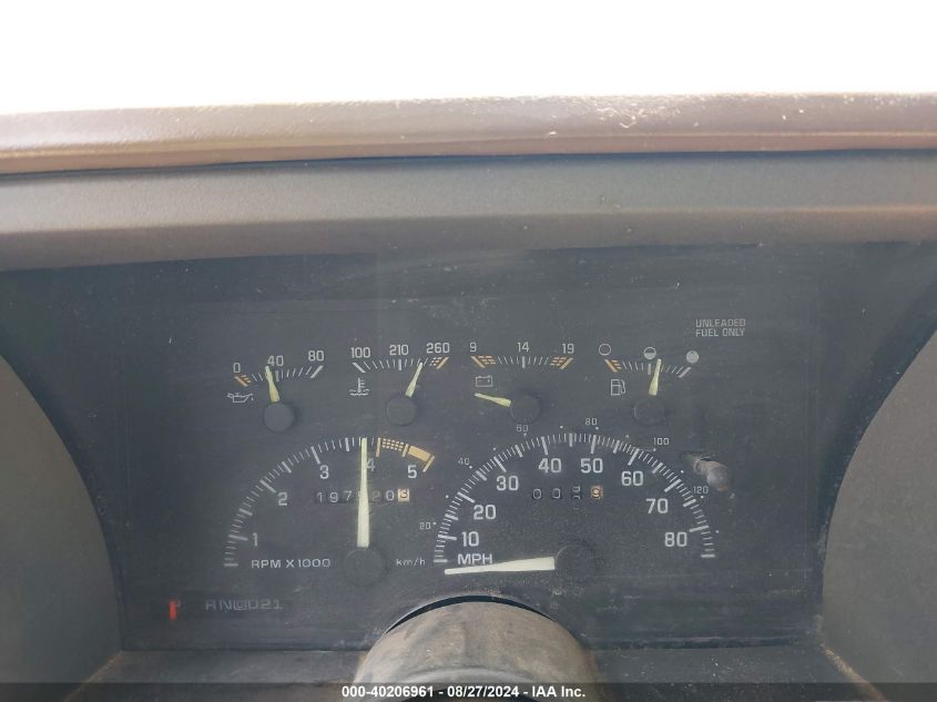 1994 Chevrolet Gmt-400 C1500 VIN: 1GCEC19K7RE169617 Lot: 40206961