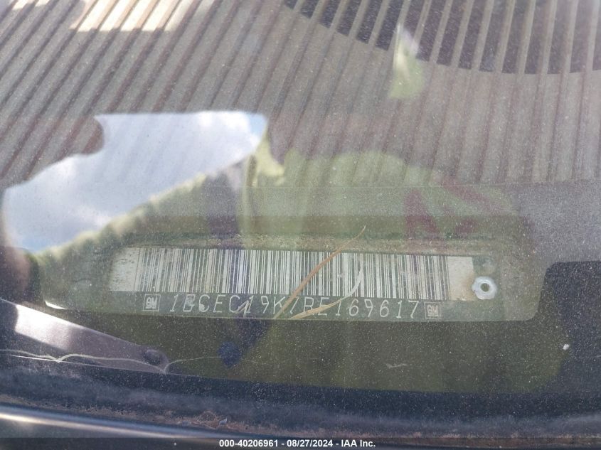 1994 Chevrolet Gmt-400 C1500 VIN: 1GCEC19K7RE169617 Lot: 40206961