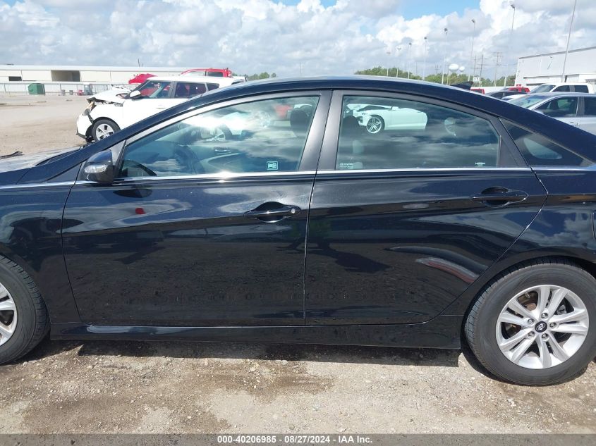 2014 Hyundai Sonata Gls VIN: 5NPEB4AC2EH835950 Lot: 40206985