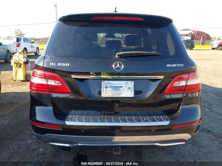 2012 Mercedes-Benz Ml 350 Bluetec 4Matic VIN: 4JGDA2EB3CA089058 Lot: 40206997