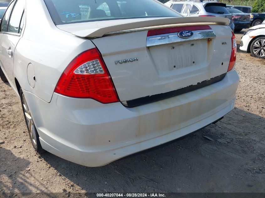 2012 Ford Fusion Sel VIN: 3FAHP0JA0CR133907 Lot: 40207044