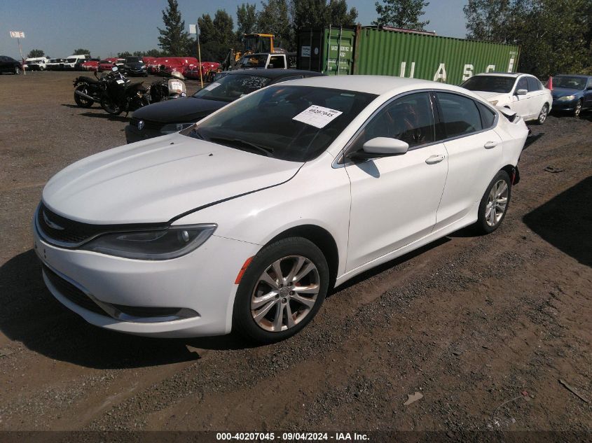 2015 Chrysler 200 Limited VIN: 1C3CCCAB6FN577251 Lot: 40207045