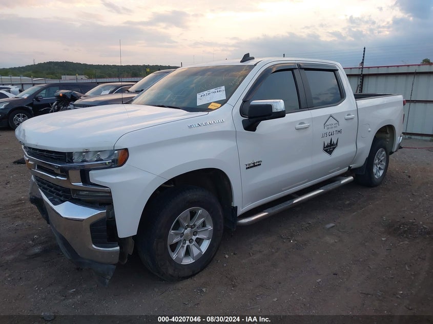 VIN 3GCPWCEK8LG341316 2020 CHEVROLET SILVERADO 1500 2WD  SHORT BED LT
