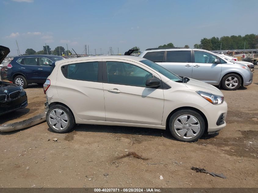 2017 Chevrolet Spark Ls Cvt VIN: KL8CB6SA1HC716733 Lot: 40207071