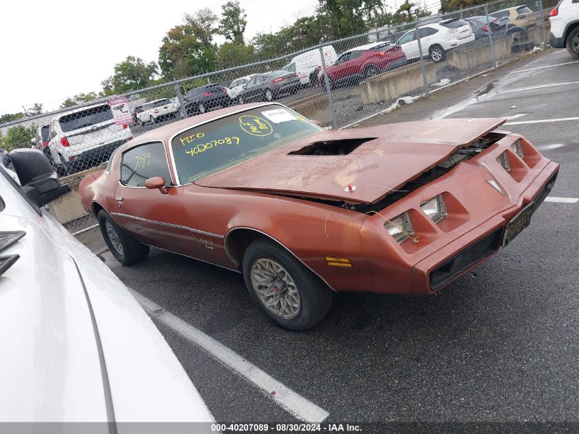 1980 Pontiac Firebird VIN: 2T87WAN101719 Lot: 40207089