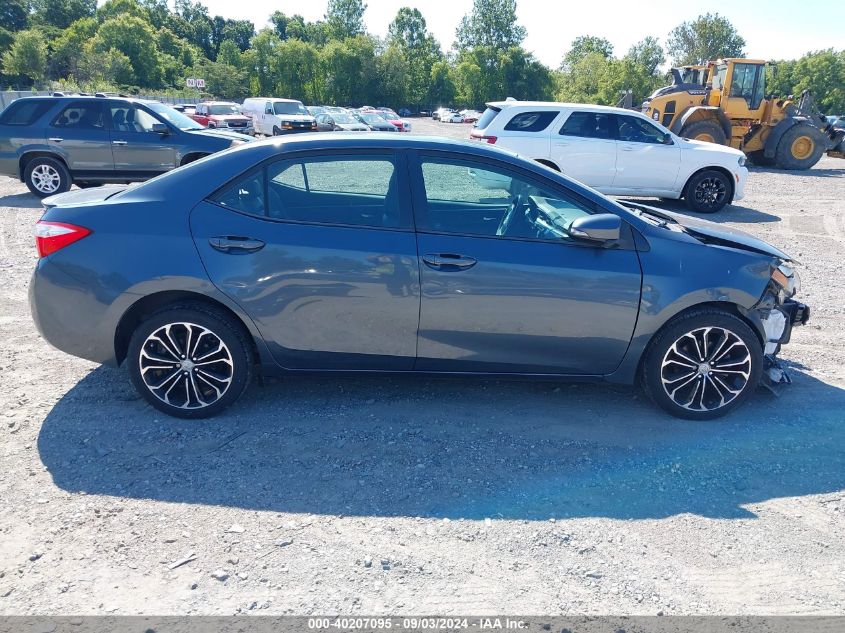 2015 Toyota Corolla S Plus VIN: 2T1BURHE5FC473392 Lot: 40207095