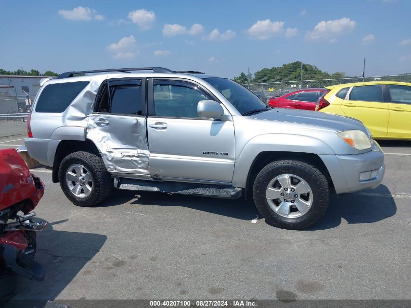 2005 Toyota 4Runner Limited V6 VIN: JTEBU17R058029266 Lot: 40207100