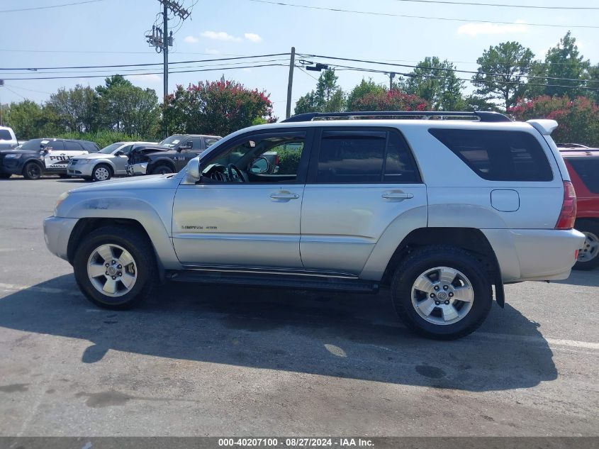 2005 Toyota 4Runner Limited V6 VIN: JTEBU17R058029266 Lot: 40207100