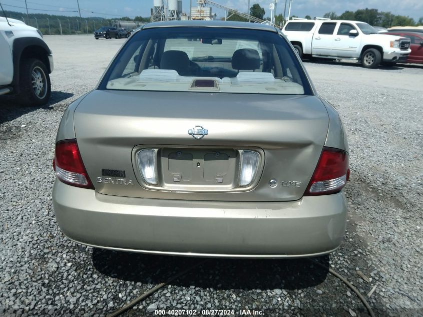 2000 Nissan Sentra Gxe/Xe VIN: 3N1CB51D1YL343181 Lot: 40207102