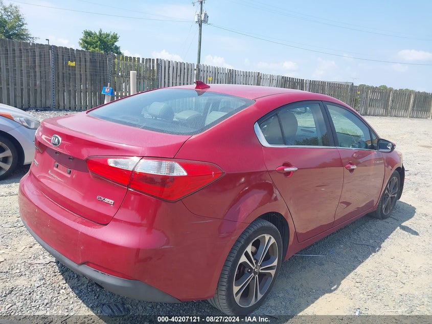 2014 KIA FORTE EX - KNAFZ4A88E5070977