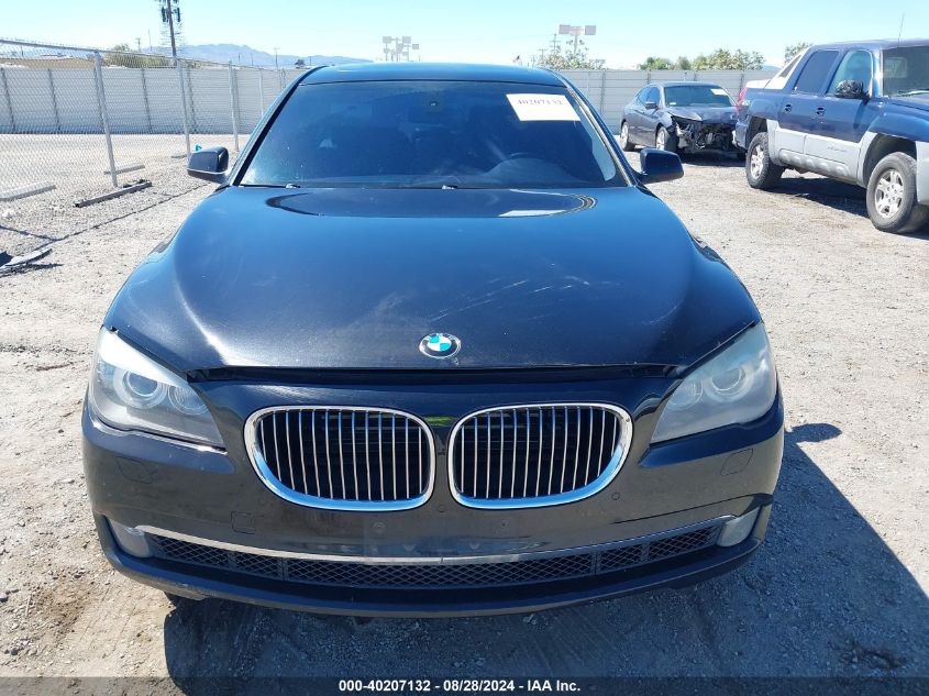 2012 BMW 750I xDrive VIN: WBAKC6C56CC396963 Lot: 40207132