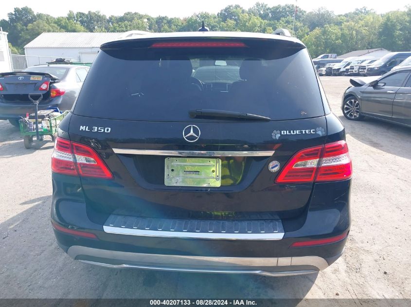 2013 Mercedes-Benz Ml 350 Bluetec 4Matic VIN: 4JGDA2EB8DA211060 Lot: 40207133